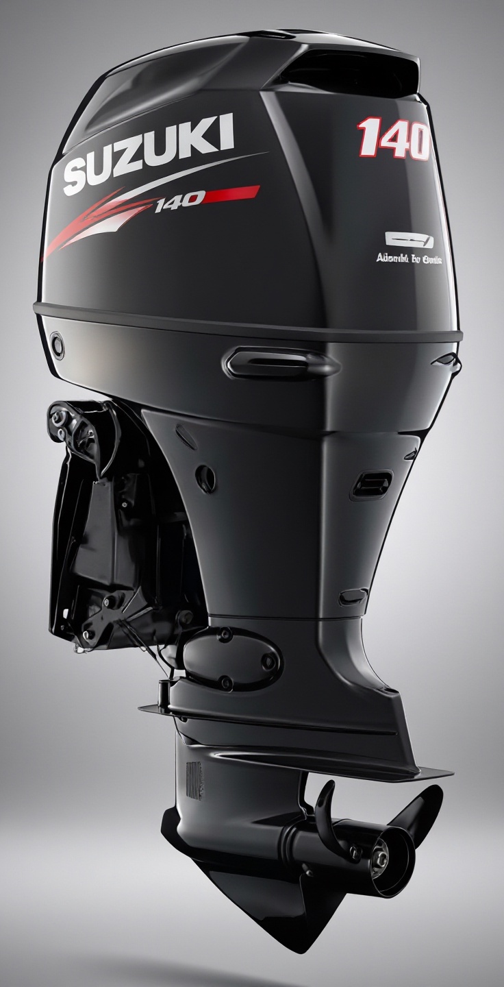 Мотор лодочный Suzuki DF140BTGX черный